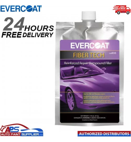 EVERCOAT FIBER TECH KEVLAR REINFORCED REPAIR COMPOUND FILLER 709ML INC HARDENER